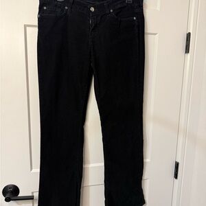 7 for all Mankind Classic Black corduroy Women's Jeans